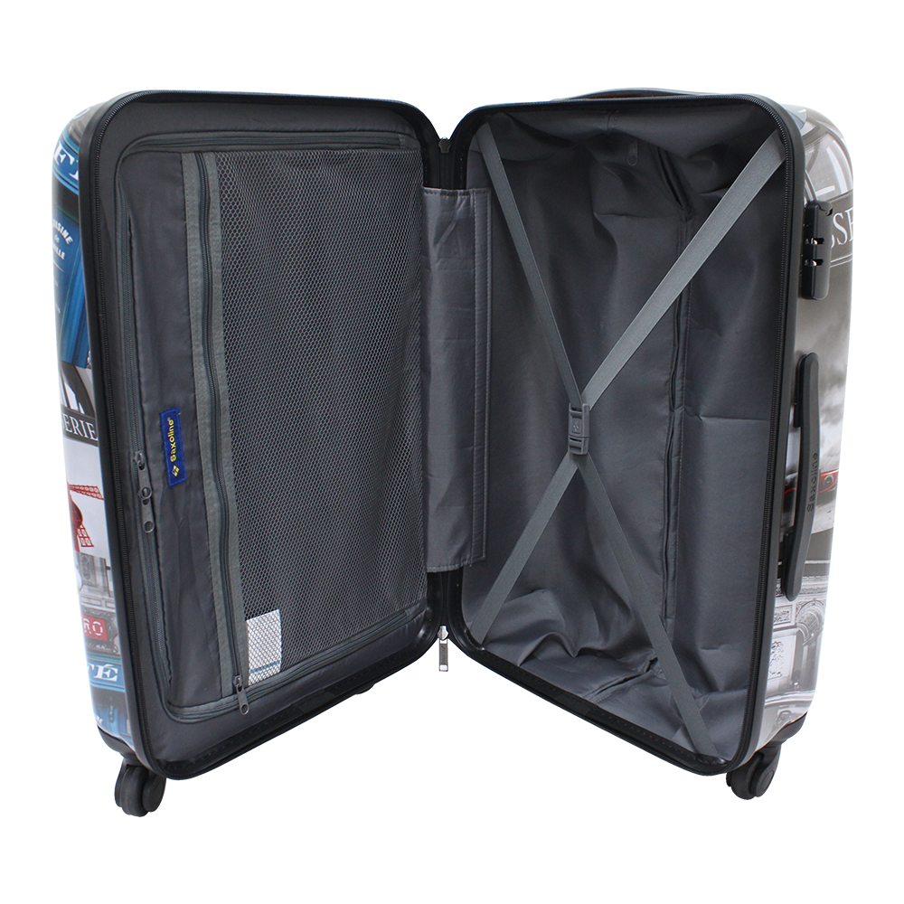 Printed luggage Saxoline | luggageandbagsstore.com