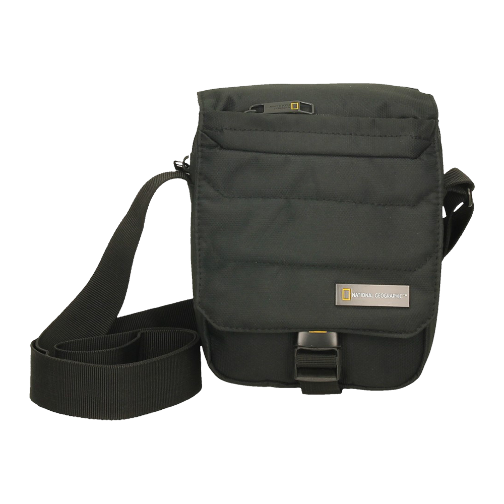 Natgeo shoulder bag with flap and buckle, bestseller