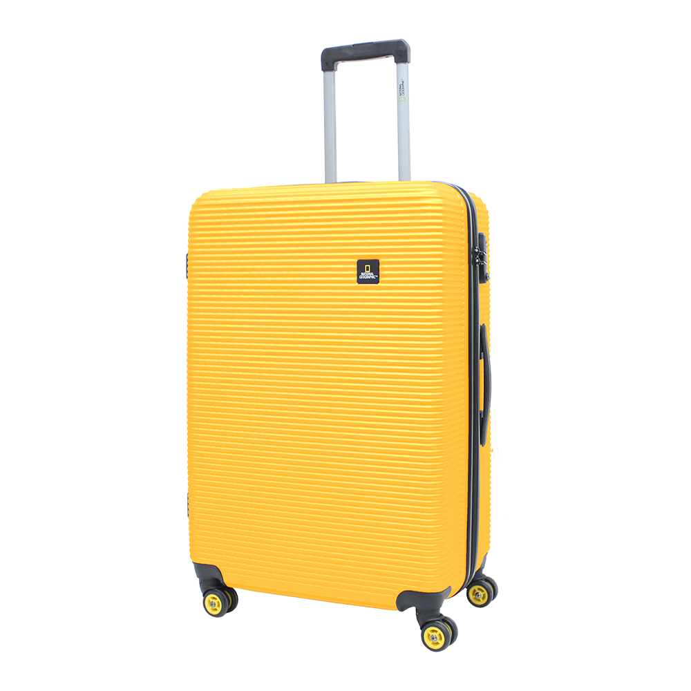 Yellow National Geographic luggage 