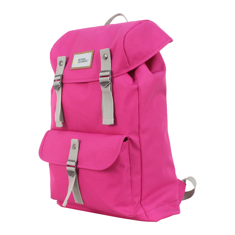 Pink teenager school backpack Nat Geo 