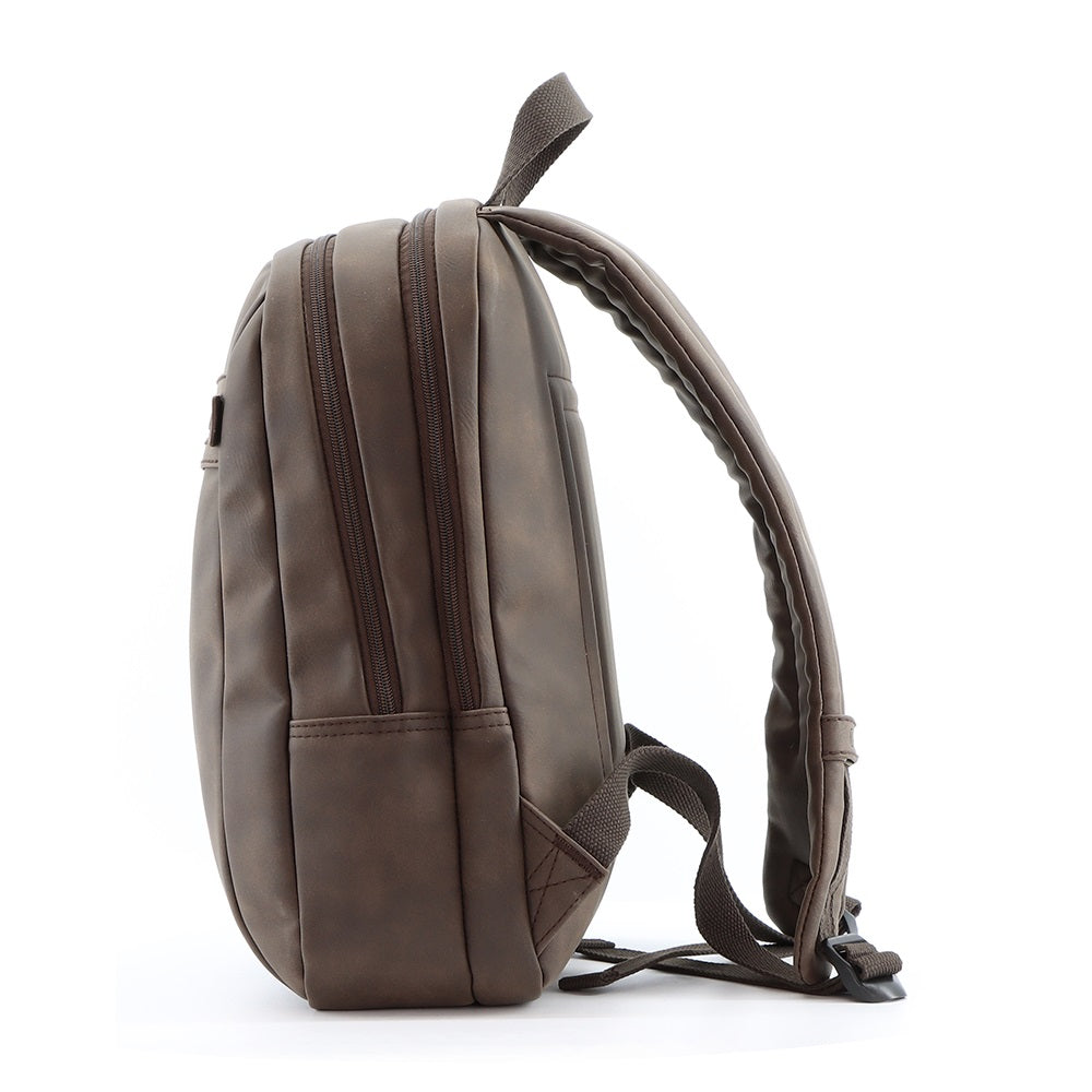 Nat Geo Slope small PU leather backpack.