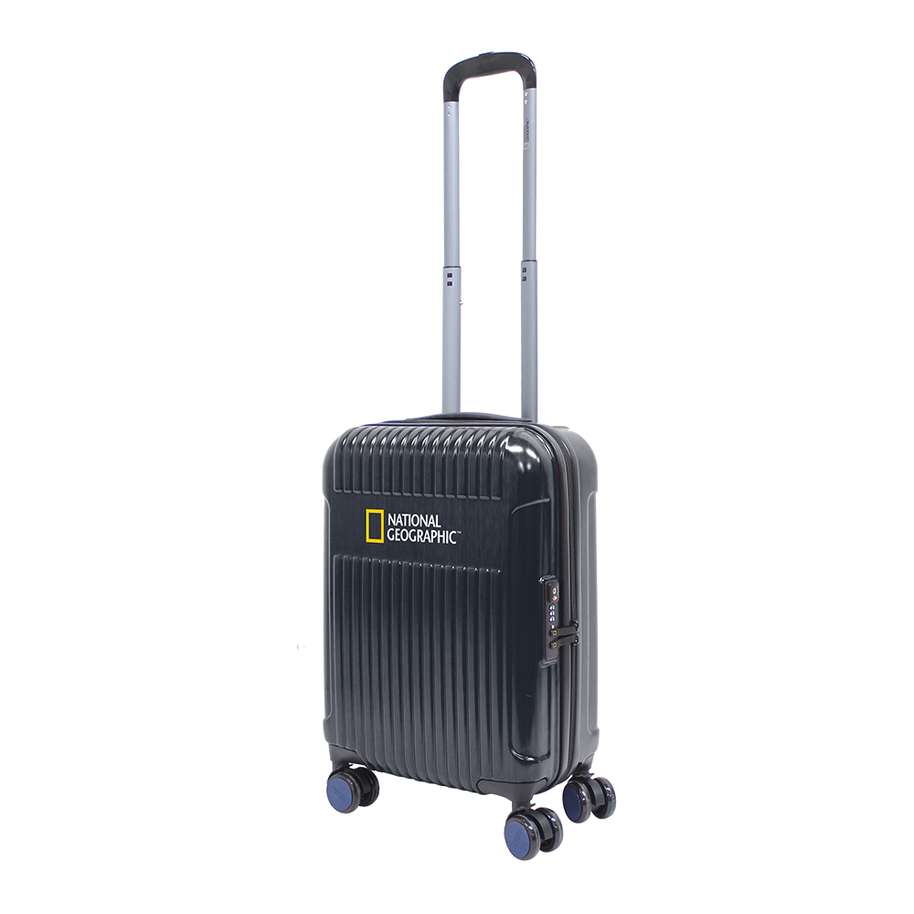 Navy national geographic hard trolley case