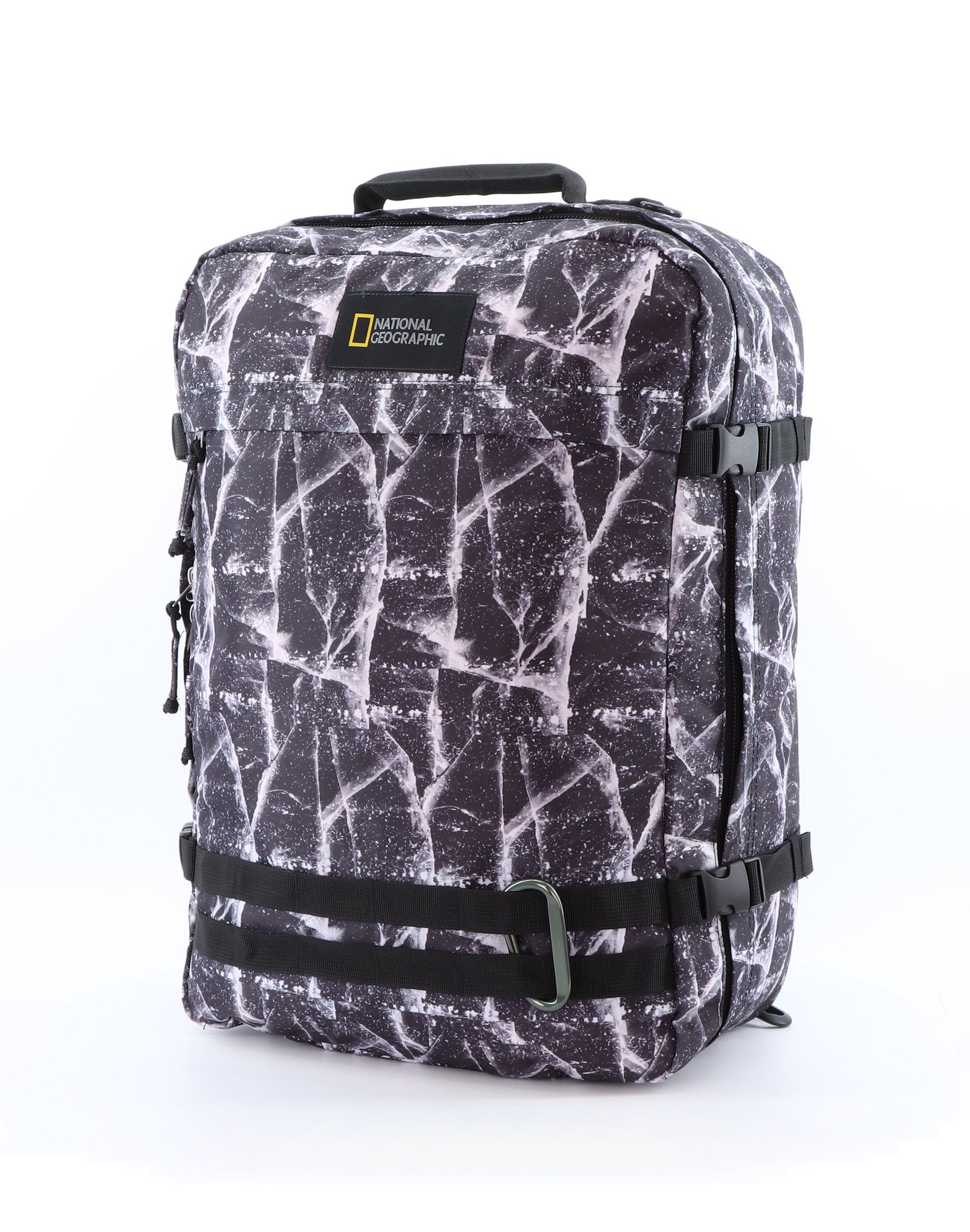 Printed cracked 3 in 1 backpack