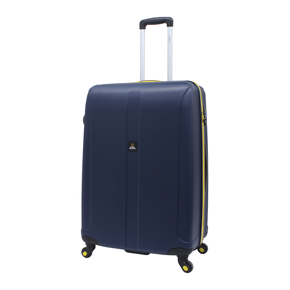 Navy national geographic hard trolley case