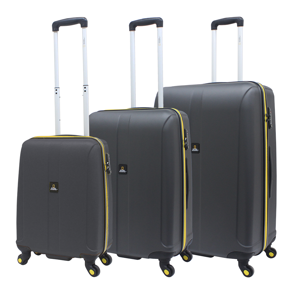 National Geographic luggage set Anthracite