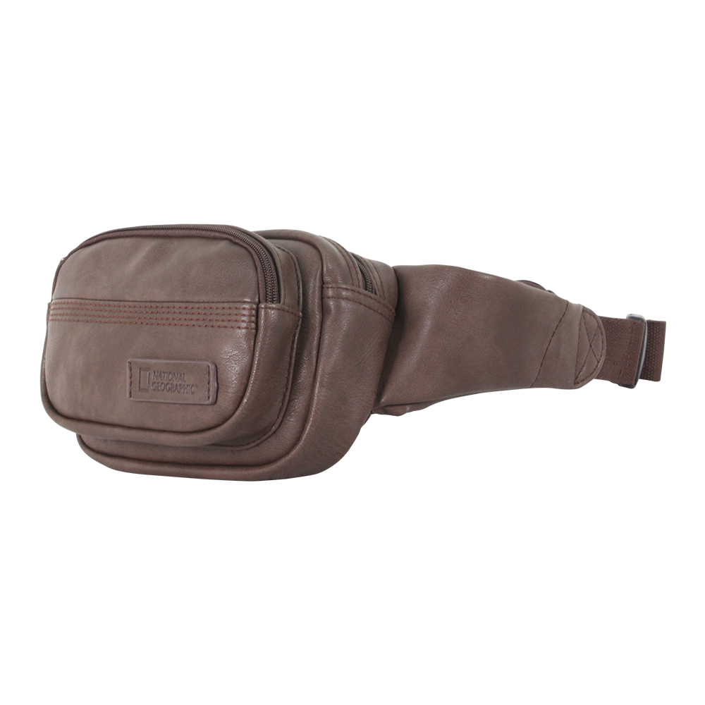 National Geographic PU leather waist bag.