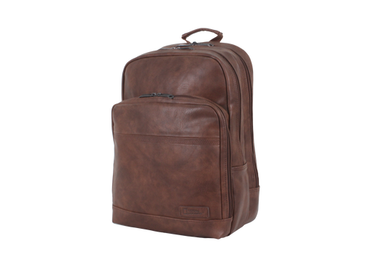 Laptop backpack made of PU leather | HK