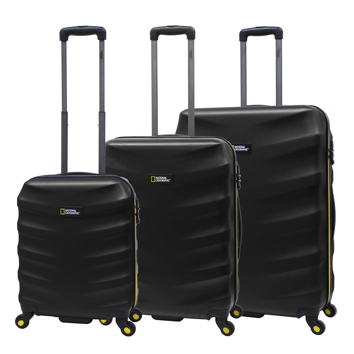 Nat Geo hard luggage set with 4 wheels