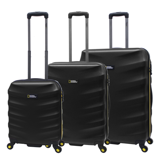 Nat Geo hard luggage set with 4 wheels