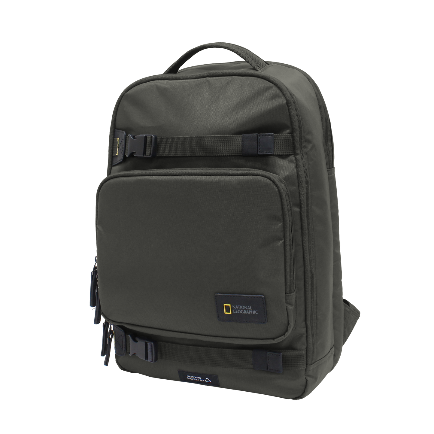 Nat Geo business backpack made of RPET