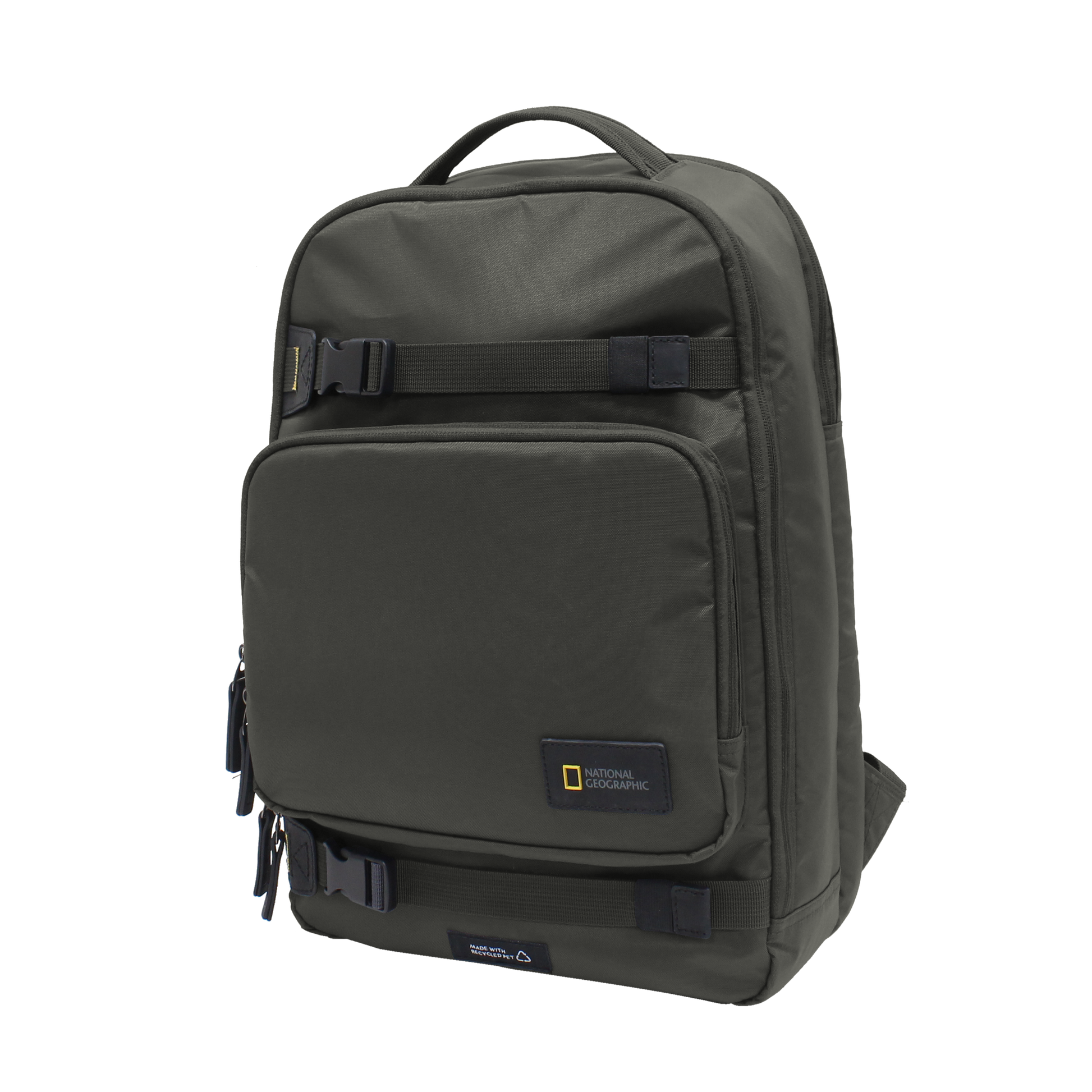 Nat Geo business backpack made of RPET