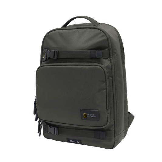 Nat Geo business backpack made of RPET