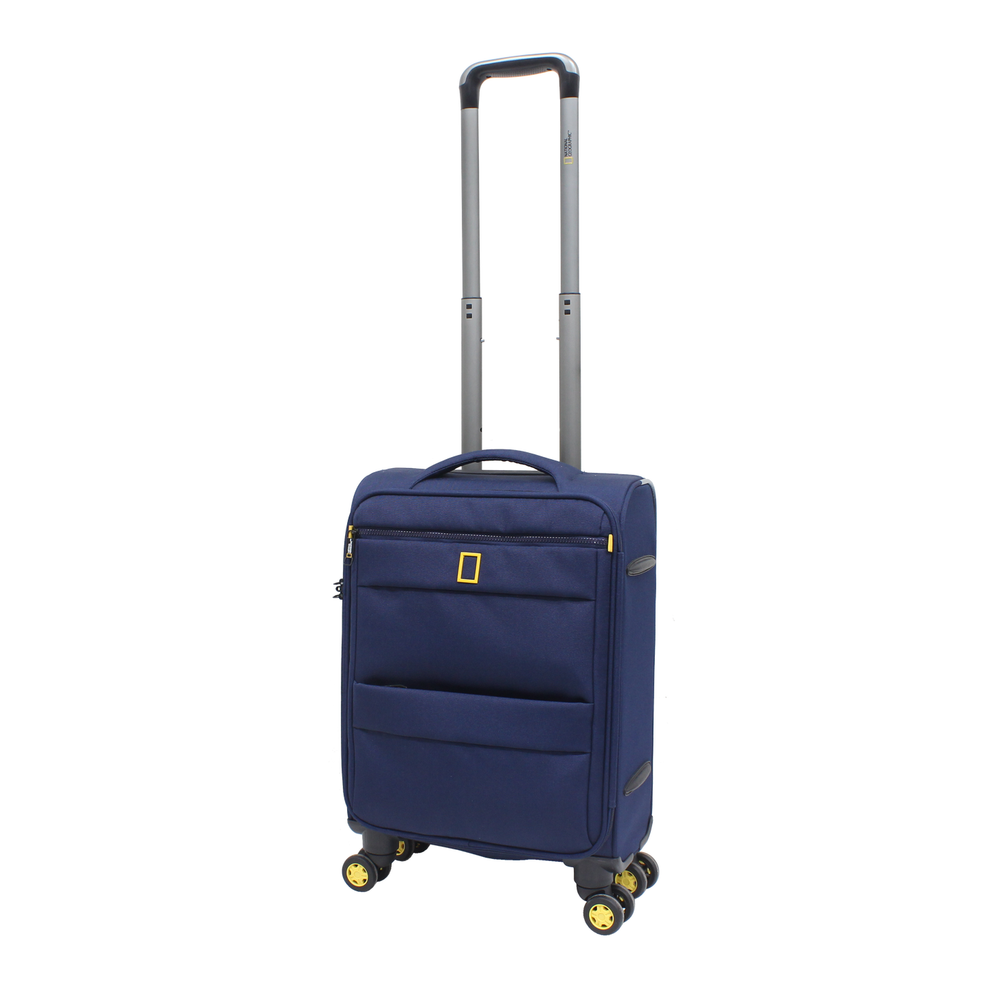 Navy blue Nat Geo soft cabin luggage