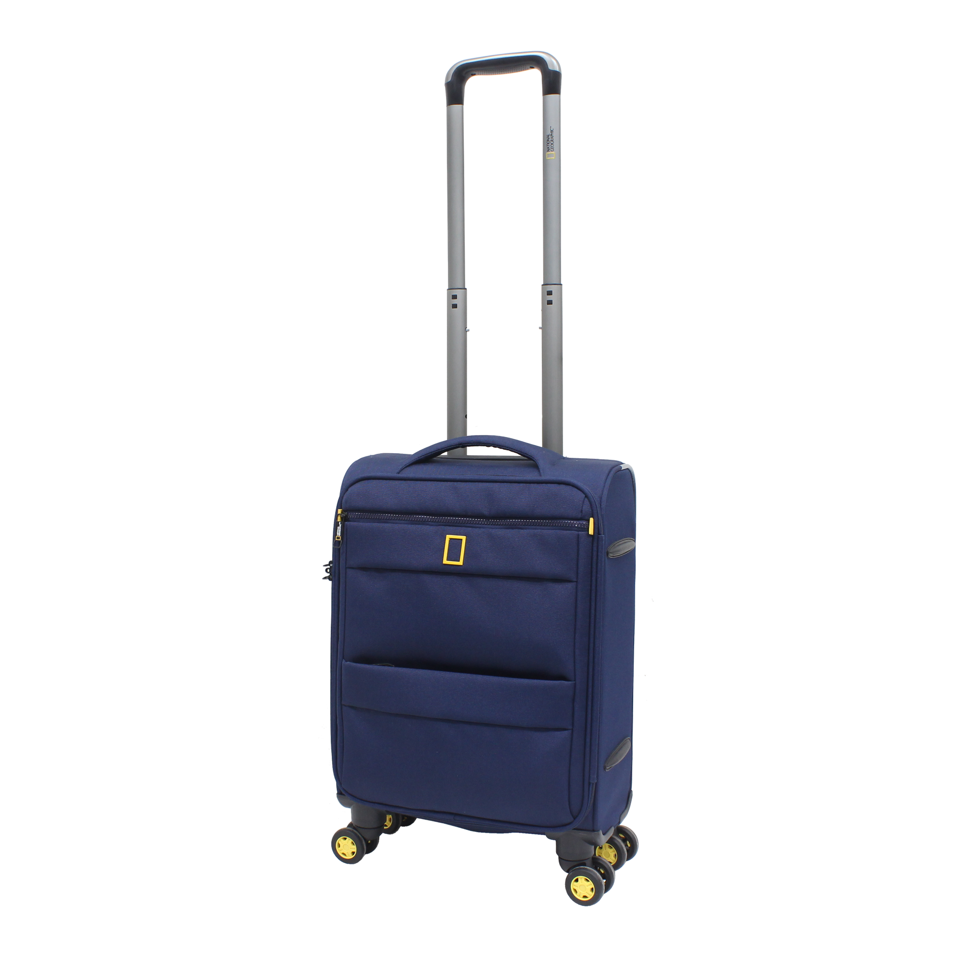 Navy blue Nat Geo soft cabin luggage