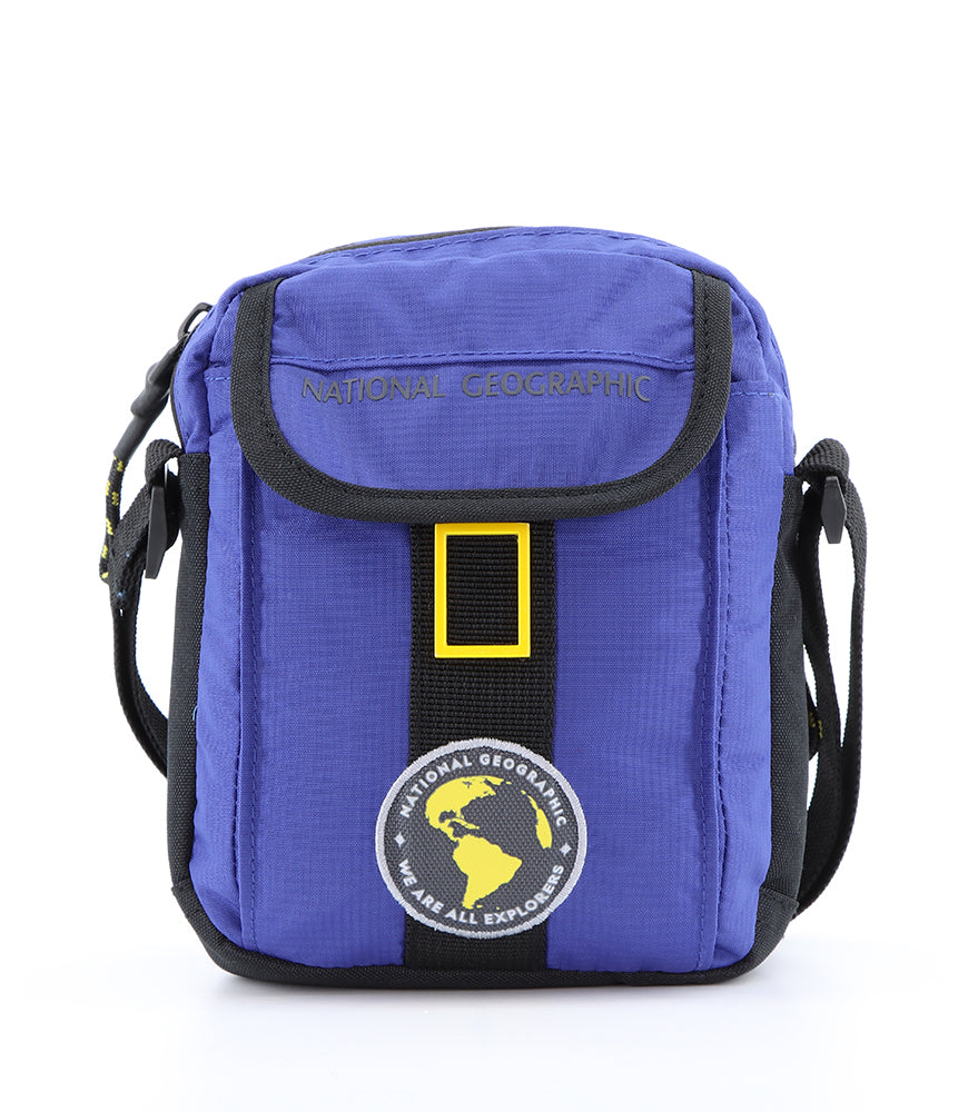 blue Nat Geo shoulder bag, utility bag