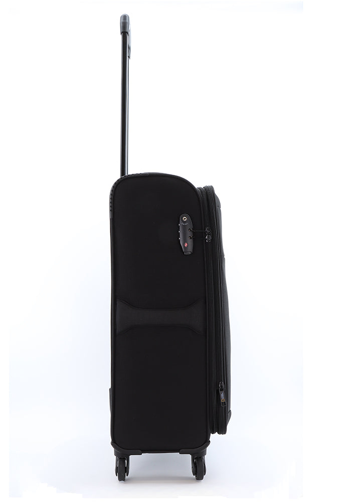 expandable lightweight soft trolley case RPET