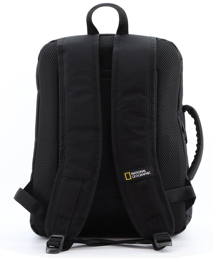 Laptop backpack made of recycled bottles