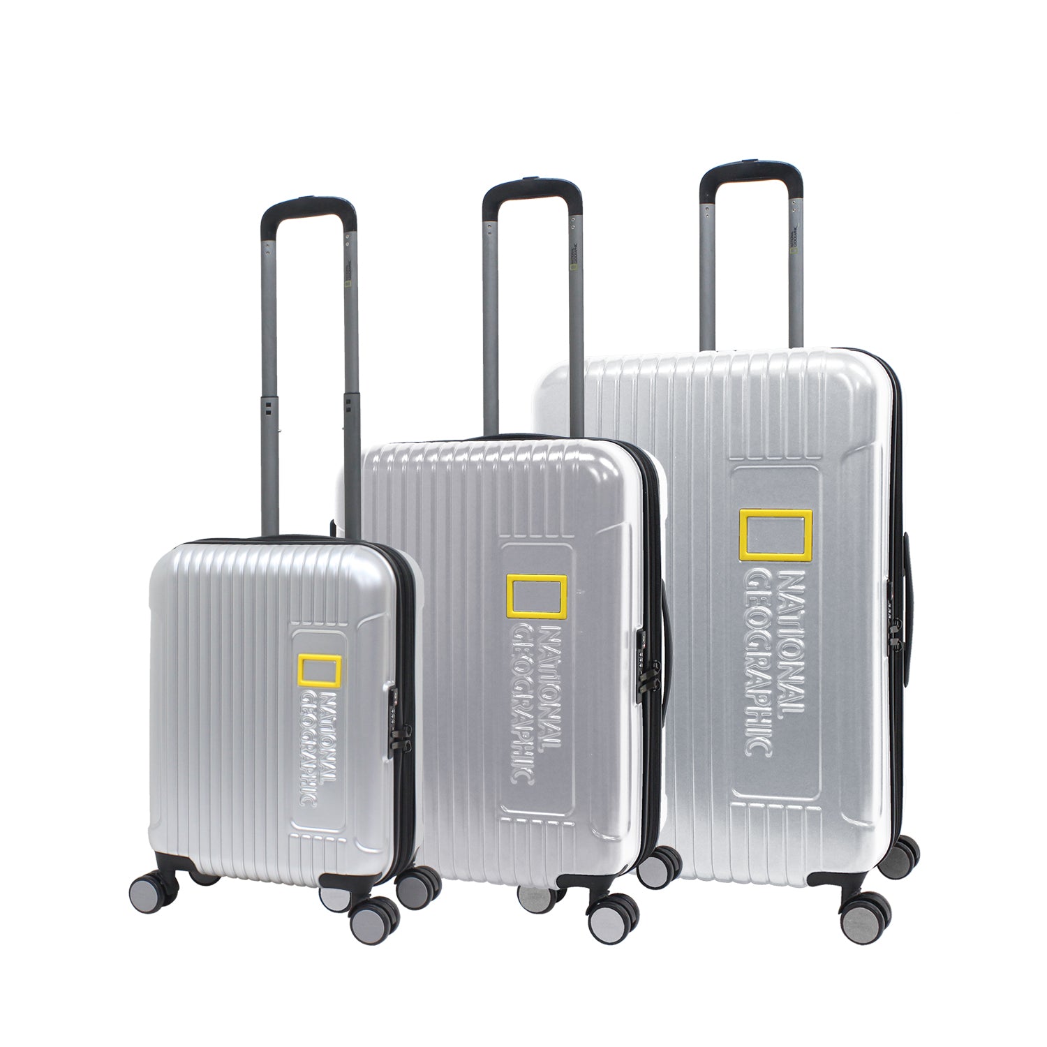 Nat Geo PC Luggage with 8 wheels