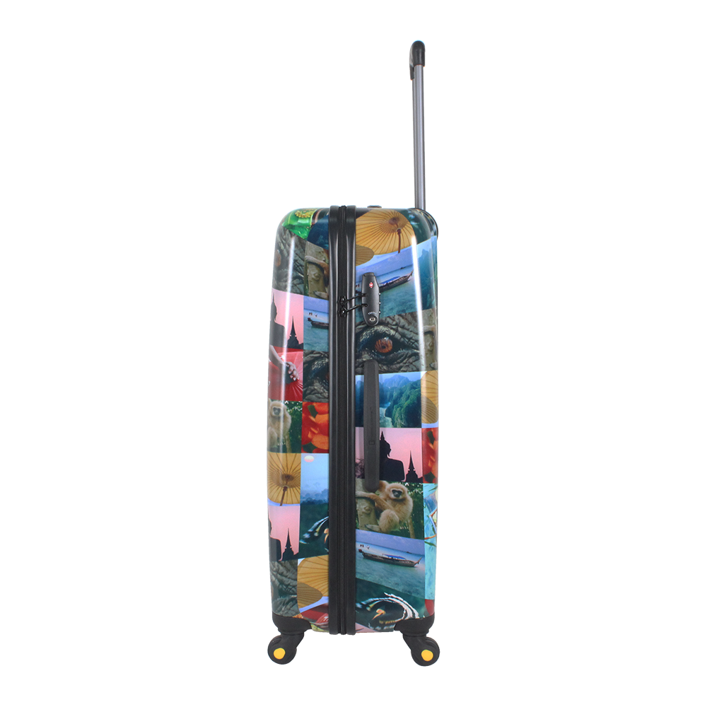 National Geographic hard case trolley with Thailand print