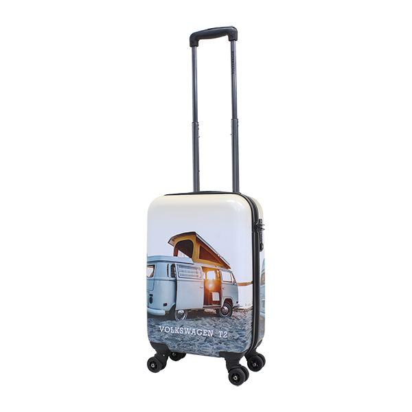 Hard hand luggage with VW Camper print