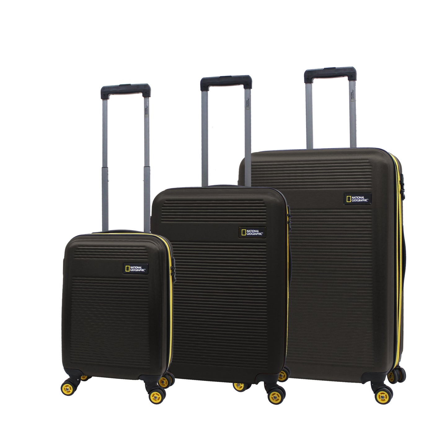 Hard luggage 3 piece set Nat Geo