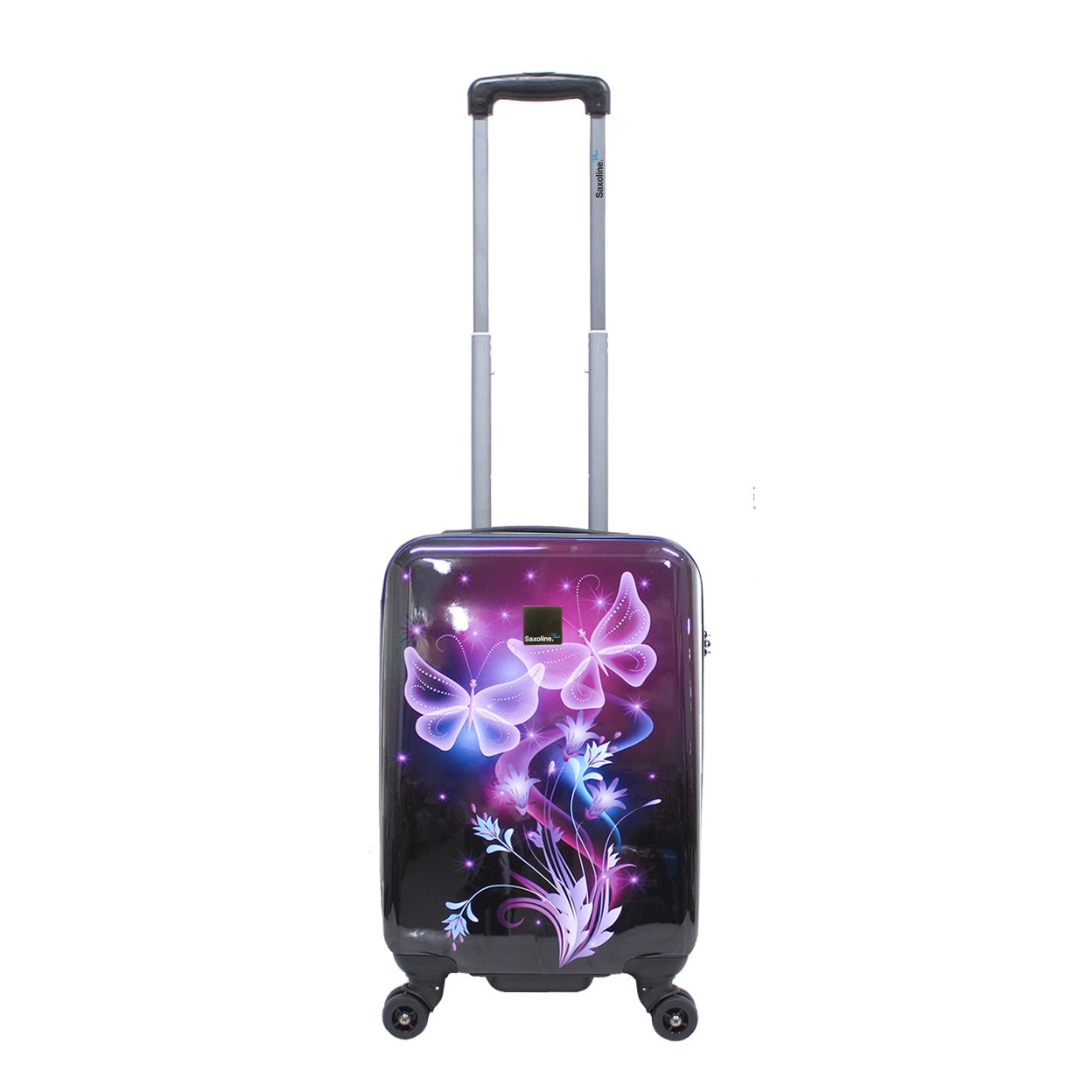 printed hard cabin trolley Saxoline butterfly fun