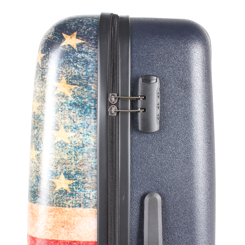 printed goodyear luggage 